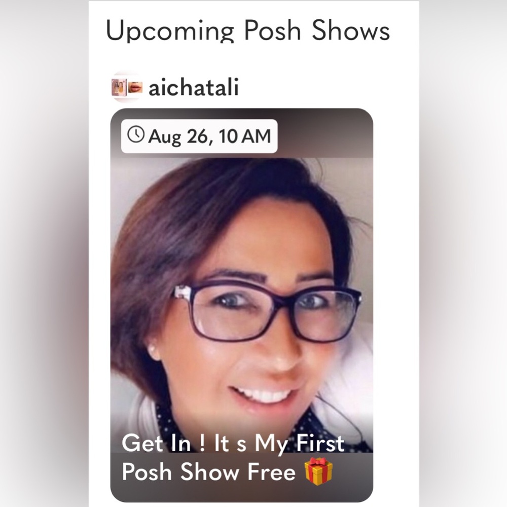 My first posh show